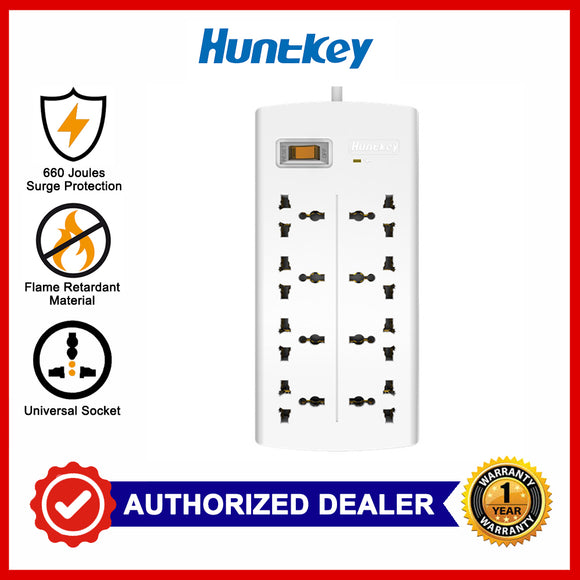 Huntkey 8 Socket Surge Protector Power Strip | SZM804