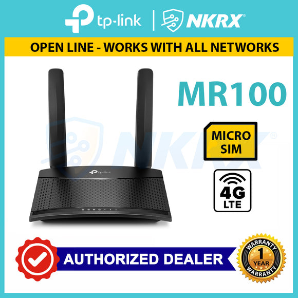 TP-Link TL-MR100 300 Mbps Wireless N 4G LTE Router | Open Line
