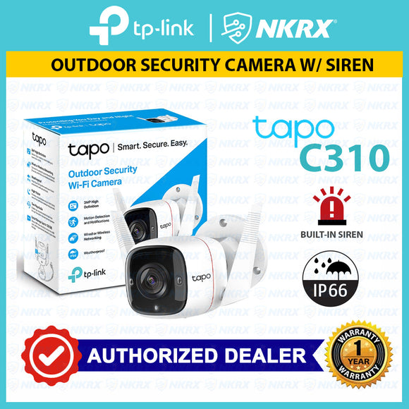 TP-Link Tapo C310 Outdoor Security Wi-Fi 3MP Weatherproof Camera