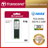 Transcend 1TB, 512GB, 256GB, 128GB M.2 SSD 2280 PCIe NVMe TSMTE110S