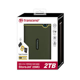 Transcend StoreJet 25M3 USB 3.1 Portable Hard Drive
