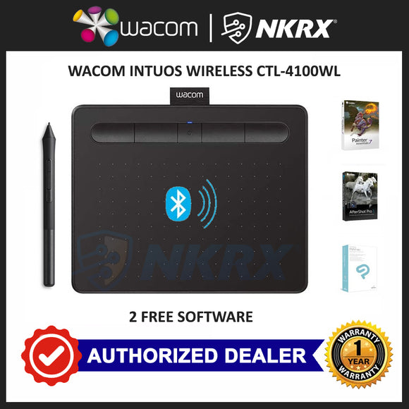 Wacom Intuos Wireless Creative Pen Tablet CTL-4100WL