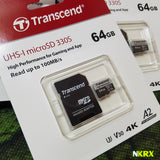 Transcend 330s A2 MicroSDXC Card UHS-I U3 V30